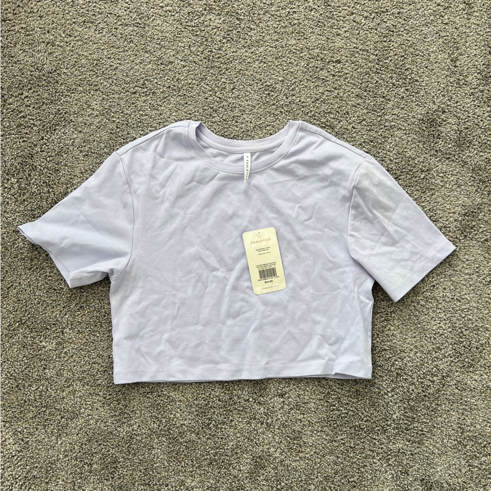Fabletics Jen Cropped T Shirt (NWT)